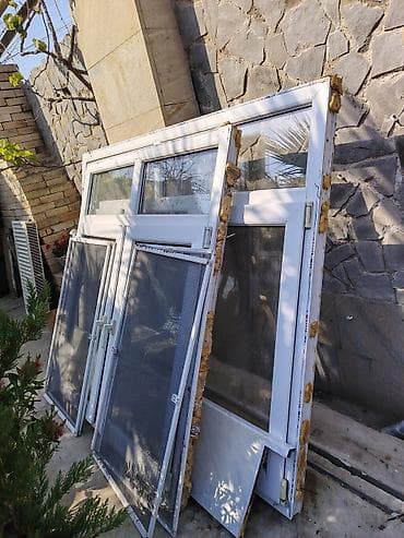 Б/у Двухкамерное Пластиковое окно, Ширина: 140 см, Длина: 200 см at lalafo.az Б/у Двухкамерное Пластиковое окно, Ширина: 140 см, Длина: 200 см