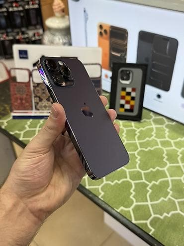 iphone 14 pro qiymət: IPhone 14 Pro Max, 256 GB, Deep Purple — 3