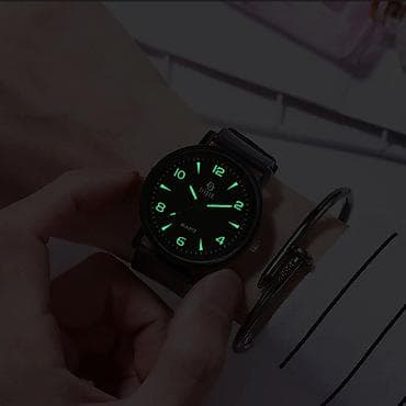 Xanımlar və bəylər üçün Fosfor İşıqlı Minimalist Moda Kvars Saatı lalafo.az -da Xanımlar və bəylər üçün Fosfor İşıqlı Minimalist Moda Kvars Saatı
