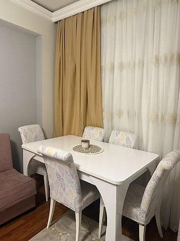 Masa və stullar satılır. Mebel səliqəli istifadə olunub, yaxşı