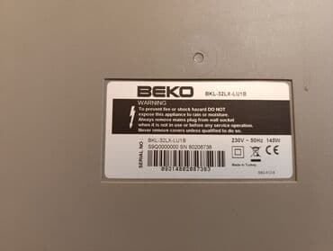 купить мини холодильник бу: İşlənmiş Televizor Beko 32" — 2