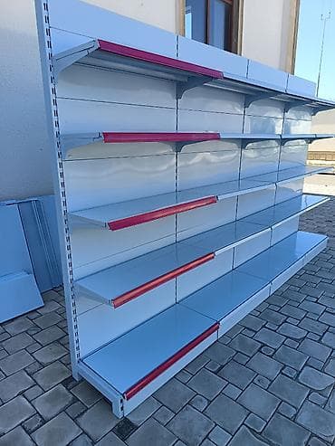 Mağaza avadanlığı: Çox az işlənib. Yeni kimidir. Bir dəstin hündürlüyü 2.1 m, eni isə 0.9 — 3