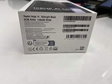 telefonlar satisi: Redmi Note 14, 128 GB, rəng - Qara — 1