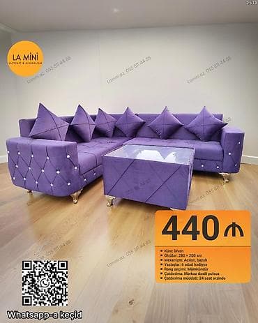 Künc divan, Açılan, Bazalı, Parça, Şəhərdaxili pulsuz çatdırılma