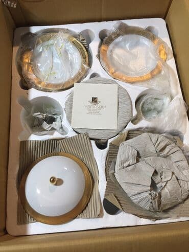 mayalı yumurta: Nahar dəsti, rəng - Qızılı — 8