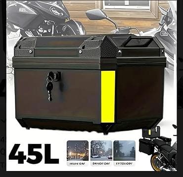 motor kask: Moto Kaskalar 35azn Ag Qzra Boz Moto Baqaj ag 35azn,Qara parlaq 45azn — 7