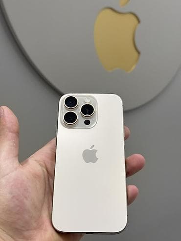 IPhone 16 Pro, 128 GB, Natural Titanium, Zəmanət, Simsiz şarj, Face ID