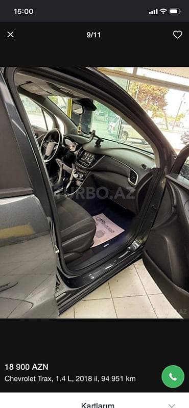 sam diskiler: Chevrolet Tracker: 1.4 l | 2018 il 94951 km Krossover — 8