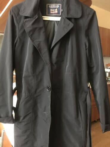 trenc: Плащ тренч темносиний, в отличном состоянии — 2