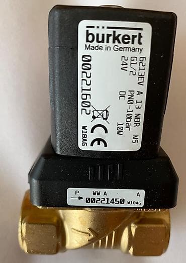 su çə: Bürkert 6213EV solenoid klapan - İstehsalçı: Bürkert (Made in — 1