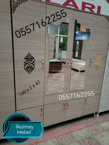 dsp laminat: Yeni, Kupe, 4 qapılı Düz dolab, Dolab-asılqan, Almaniya — 20