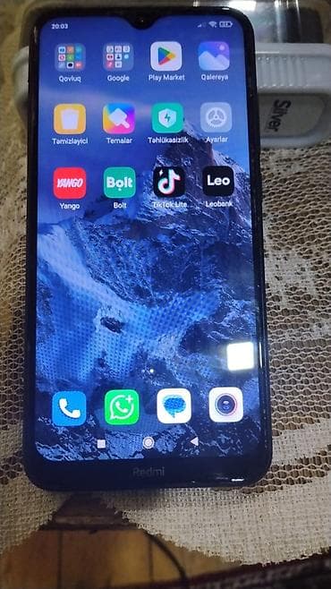 redmi telfonları: Redmi 8A, 32 GB, rəng - Qara, Sensor — 1