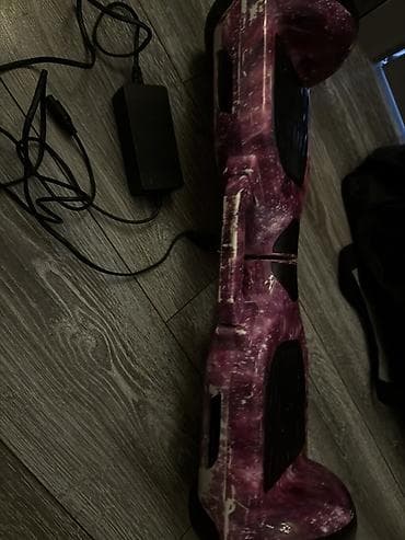 hoverboard ikinci el: Elektrikli hoverboard (self-balancing scooter) - Korpus: bənövşəyi — 2