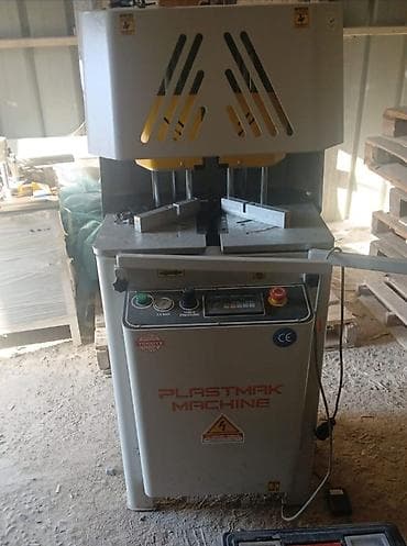 PLASTMAK Machine – PVC/Alüminium profil üçün iki başlı künc