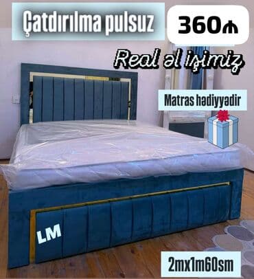 taxt döşəkləri: Yeni, İkinəfərlik çarpayı, Matras ilə — 1