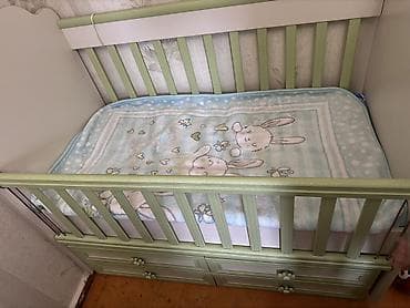 Beşiklər: Oğlan və qız üçün, Dördbucaq, Beşik, Yellənmə mexanizmsiz — 2