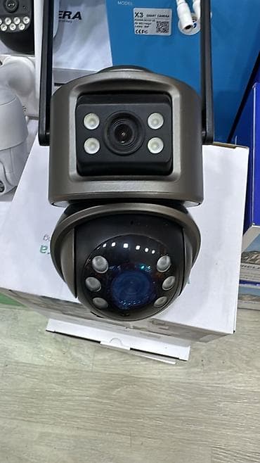 kask kameraları: Ağıllı Wi‑Fi PTZ təhlükəsizlik kamerası - Pan/Tilt döndürmə: 360° — 1