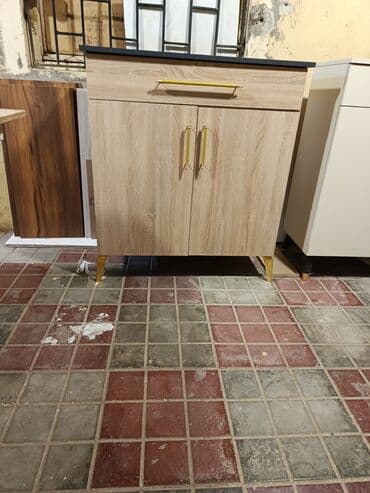 masa mətbəx: Mətbəx/hamam üçün şkaf - Material: taxta teksturalı MDF/laminat gövdə — 2