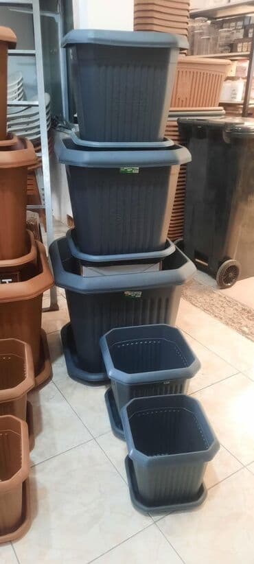 большие горшки для цветов: Dibcek qabi kvadrat gul qabi kvadrat dibcek qabi duzbucaqli gul qabi — 12