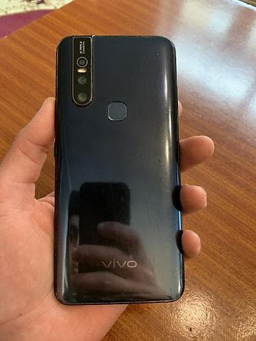 telefon girovu: Vivo V15, rəng - Qara, Barmaq izi — 3