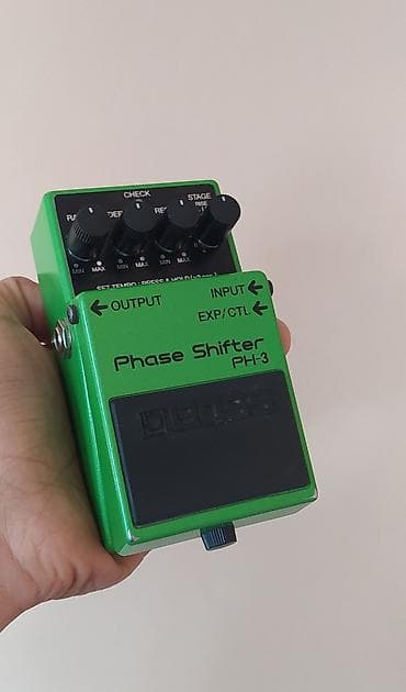 Охота и рыбалка: BOSS PH-3 Phase Shifter gitara pedalı - Rəng: yaşıl, klassik kompakt — 1