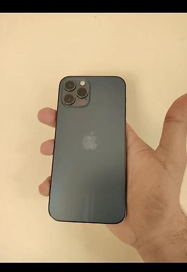 13 pro irşad: IPhone 12 Pro, 128 GB, Pacific Blue, Zəmanət, Kredit, Qırıq — 8