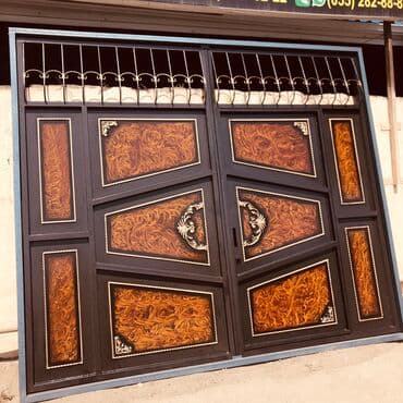 işlemiş darvaza: Eni-3 Hündürlük-2.60 Çerçive -8lik Şveller,List-2.5,Profil 40/40 — 1