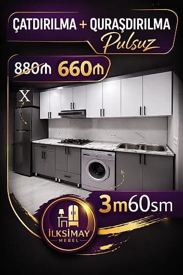 darvaza ustu: Mətbəx mebellərinin sifarişlə hazırlanması DİZAYN XİDMƏTİ PULSUZ — 1