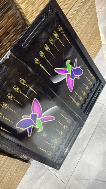 Спортивные игры: Məhsul: Nərd lövhəsi (akril/şüşə effektli) və zəri dəsti - Dizaynlar — 2