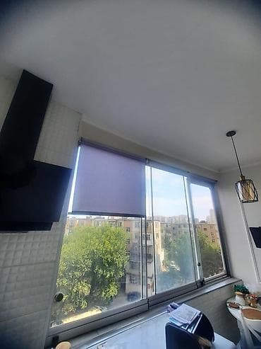 balkon: Şüşə sürgülü balkon/pəncərə sistemi Cambalkon sistemi 6 ədəd şüşə,2 — 4
