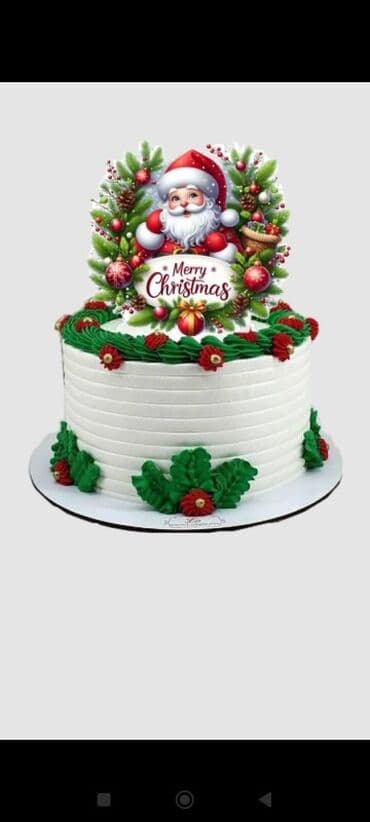 дубайский шоколад: Yeni İl temalı tortlar 🎂 Evdə bişən, yumşaq və qatqısız tortlar — 9