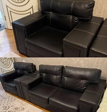 Divan ve 2 kreslo satilir yeni kimidir deridir hec bir problemi yoxdur