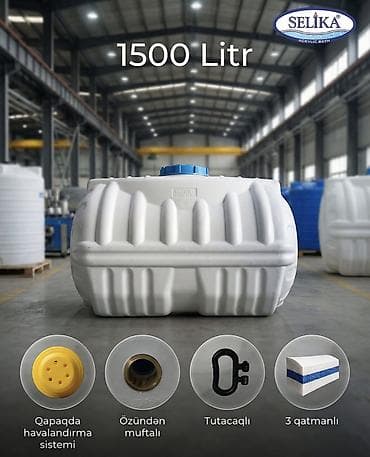 SELIKA INJEKSION Plastik su çəni – 1500 lt üfüqi model - Material
