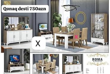 komodlar: Qonaq dəsti – ROMA modeli Qiymət: 750 AZN (şəkildə göstərildiyi kimi) — 1