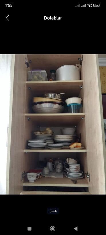 islenmis dolab satilir: İşlənmiş, Açılan, 2 qapılı Düz dolab — 3