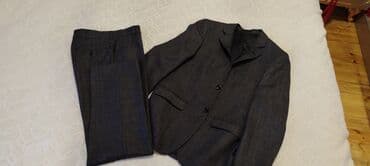 Рубашки: Мужской костюм, Демисезон, Marks & Spencer, цвет - Серый — 3