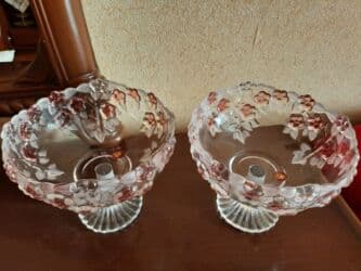 вазы ручной работы: Almaniya istehsalı ayaqlı msyvə vazları — 6