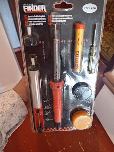 FINDER lehimləmə dəsti - 220V, 40W elektrik lehimləmə dəmiri - Lehim