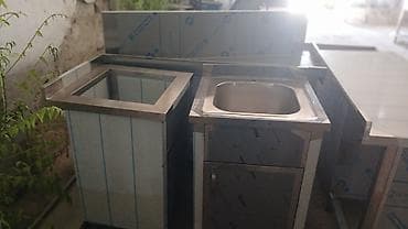 Restoran, kafe avadanlığı: Paslanmayan poladdan istehsal olunan peşəkar iş masaları - Material — 10