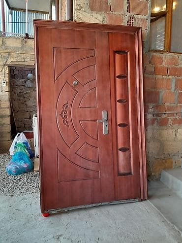 ремонт замков дверей: Б/у Входная дверь 90х220 см C замком и рамой, С гарантией, Самовывоз — 5