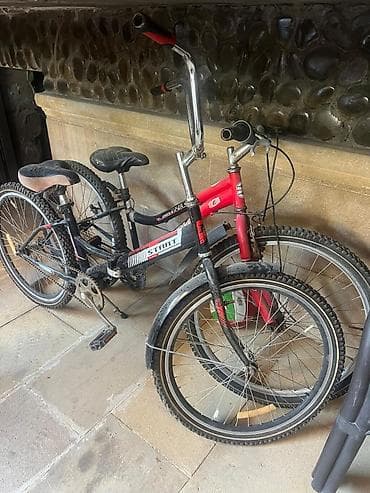 mini velosiped: Iki eded velosiped satilir 24 ve 26liq. Normal veziyyetdedir. Qiymetin — 5