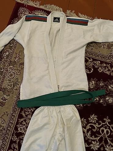 idman şalvarı: İdman dəsti, Adidas, rəng - Ağ — 1