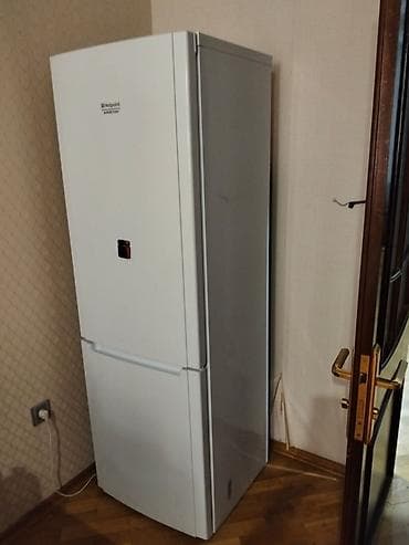 İşlənmiş 2 qapılı Hotpoint Ariston Soyuducu Satılır, rəng - Ağ — 3
