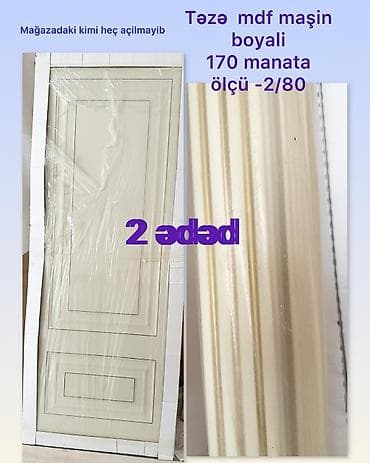 Təzə 2 Ədəd Otaq Qapısı satılır birinin qiyməti 170 manat alınıb evə