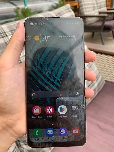 Техника и электроника: Samsung Galaxy A21S, 32 ГБ, цвет - Черный, Отпечаток пальца — 1
