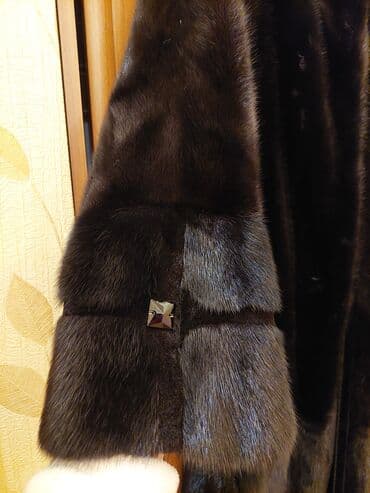 Шубы: Шуба, XL, цвет - Черный — 2
