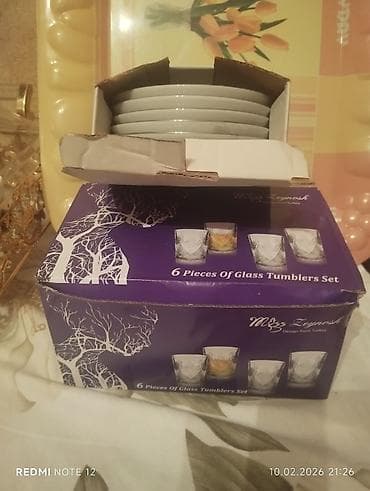 nahar serviz: Nahar dəsti, rəng - Mavi, Farfor — 3