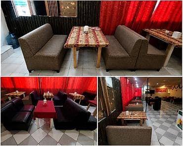klassik divan: Kafe restoran ücün 10 dəst divan . Ölcu 1. 20 sm 2 divan 1 masa — 1