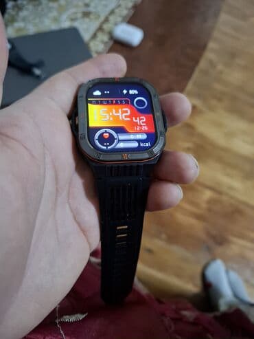 Очки: Смарт часы, Сенсорный экран, цвет - Черный — 2