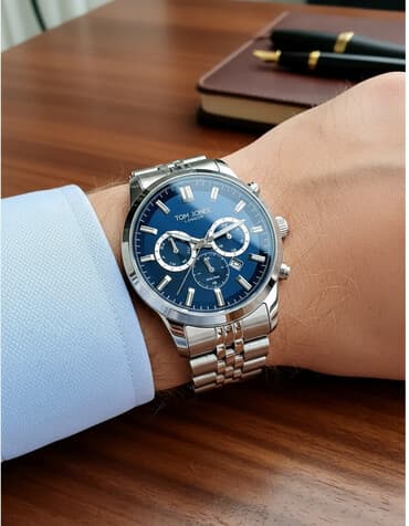 saat gumuş: Yeni, Qol saatı, rəng - Mavi — 1